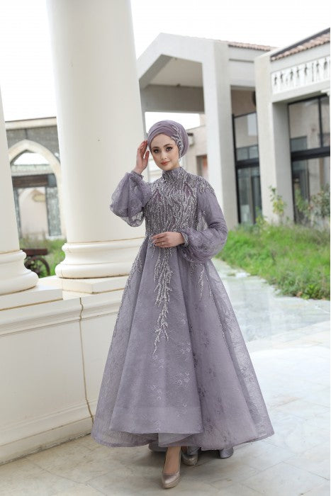 Romantik Modest Evening Dress