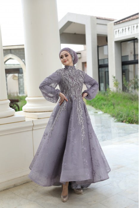 Romantik Modest Evening Dress
