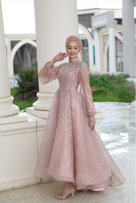 Romantik Modest Evening Dress