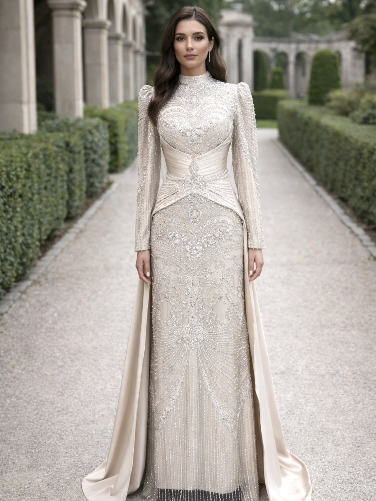 Couture Palin Modest Evening Dress
