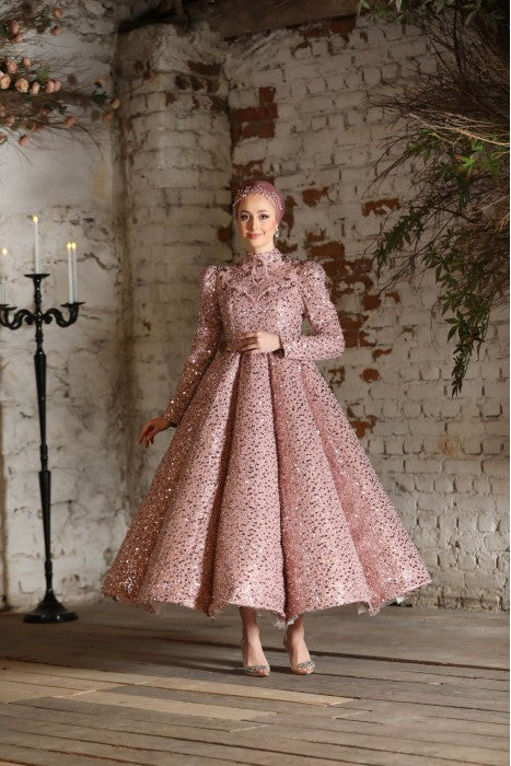 Papatya Modest Evening Dress