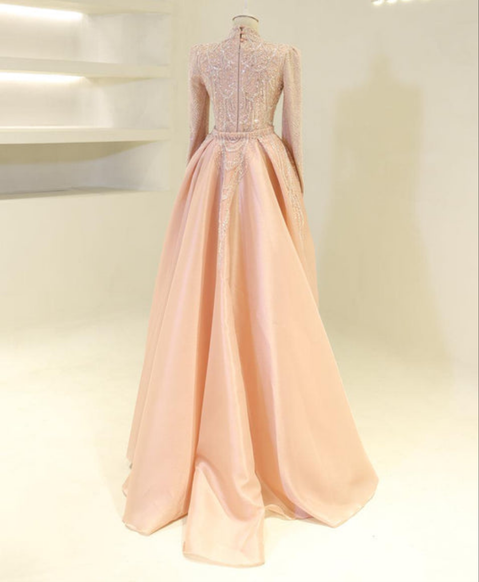 Couture alfah Modest Evening Dress