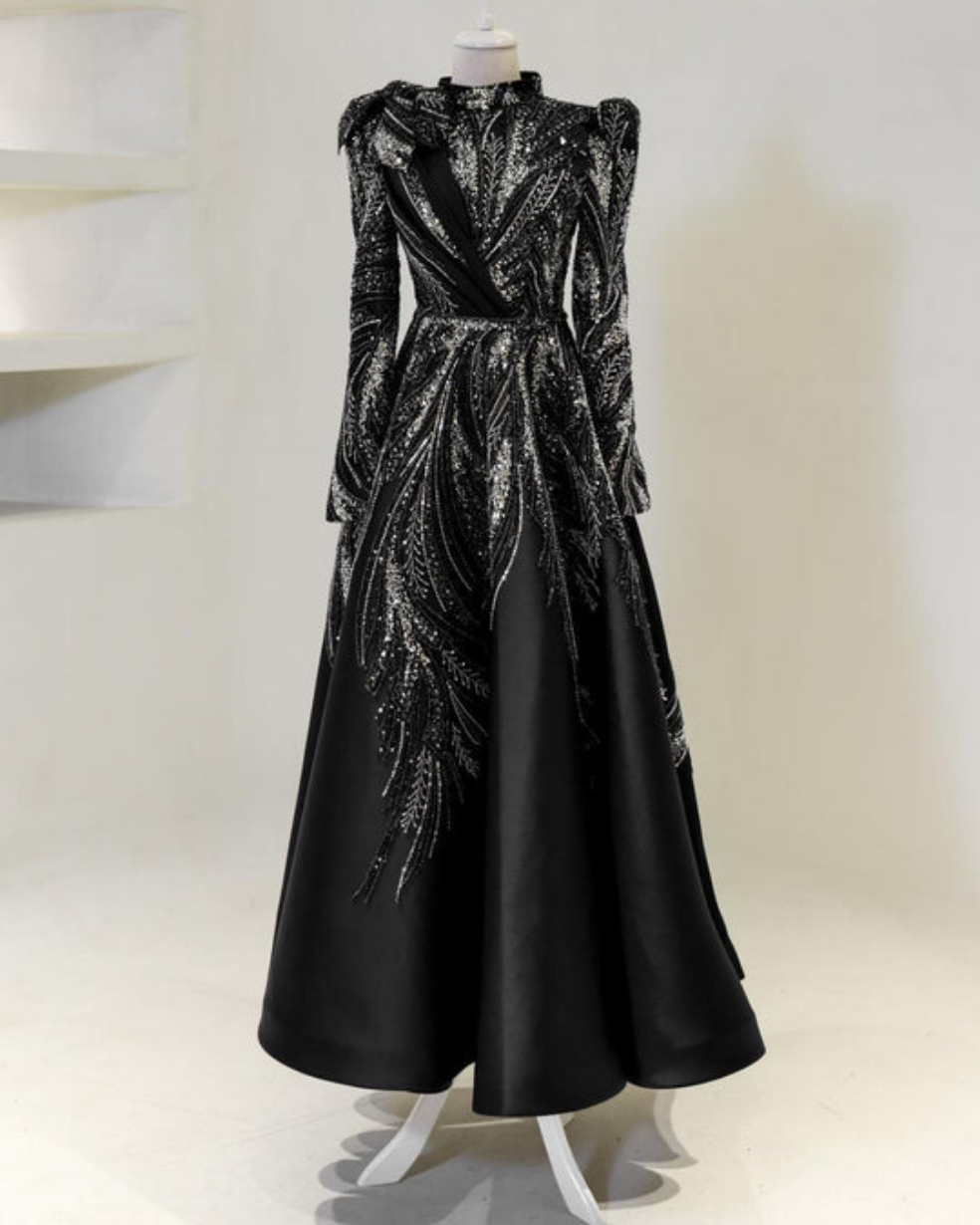 Lana Modest Evening Dress Merhaba Boutique Lana Modest Evening Dress Merhaba Boutique