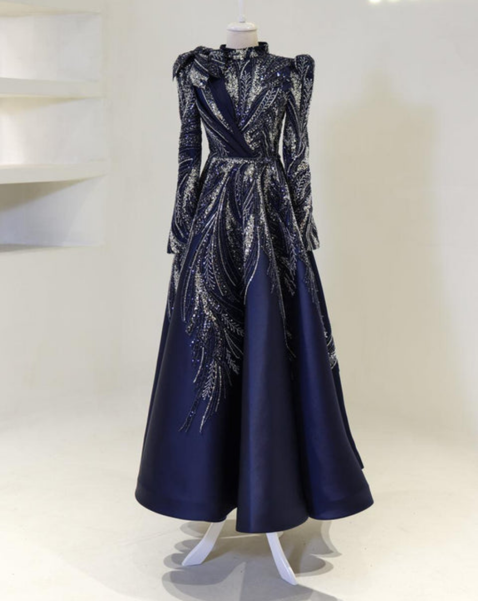 arabic evening gowns dresses Lana Modest Evening Dress – Merhaba Boutique