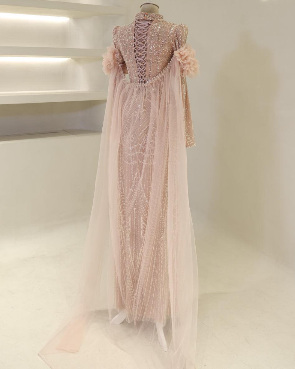 Couture Hafsa Modest Evening Dress