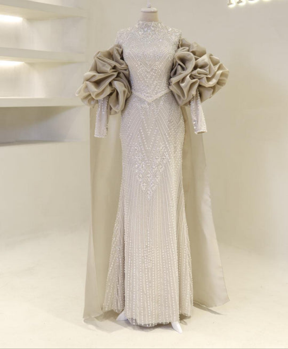 Couture Valeria Tesettür Modest Evening Dress