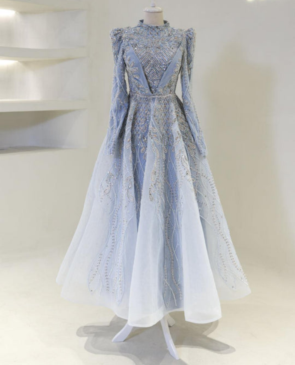 Mayda Modest Evening Dress Merhaba Boutique Mayda Modest Evening Dress Merhaba Boutique