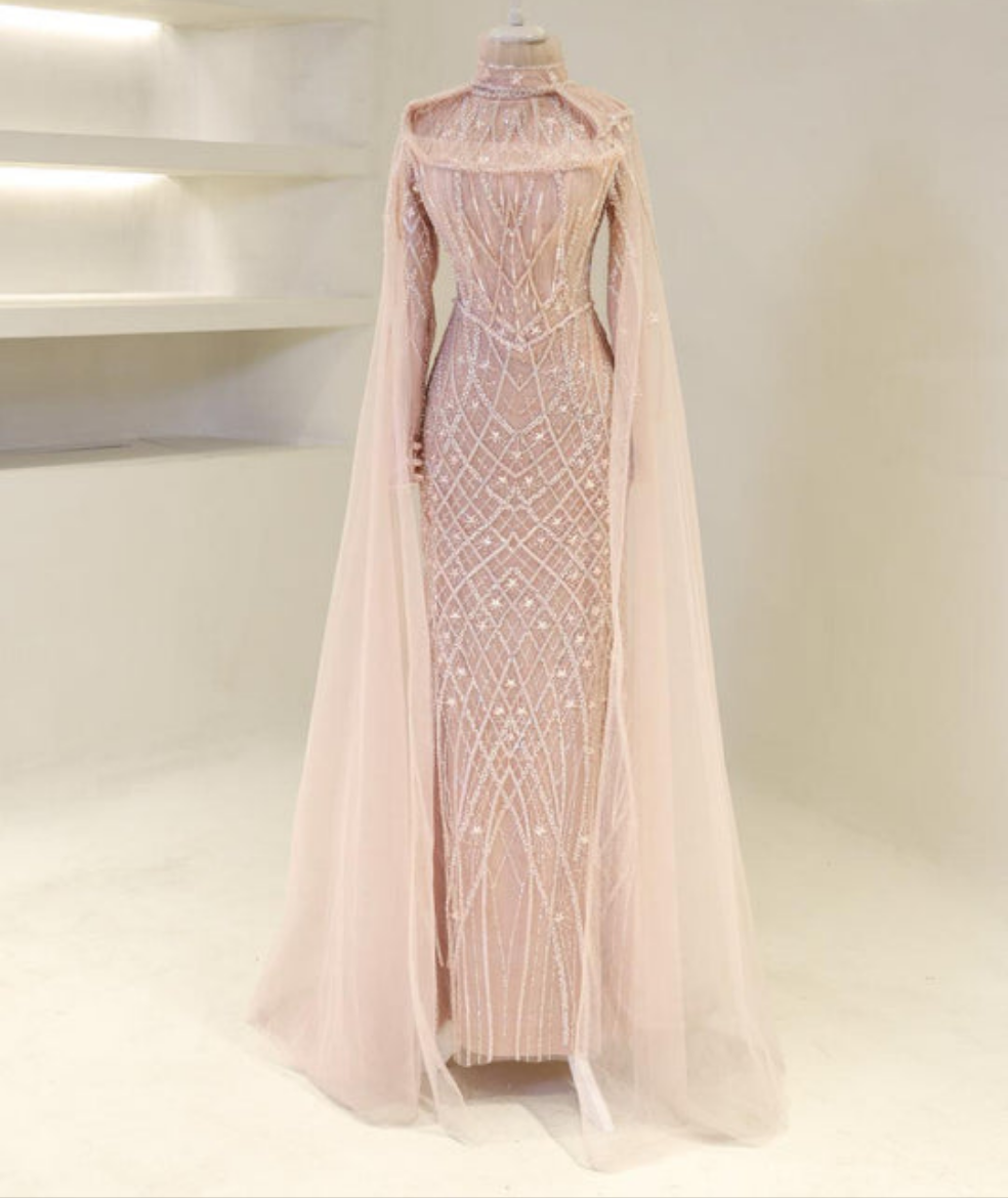 Couture Elsa Tesettür Modest Evening Dress