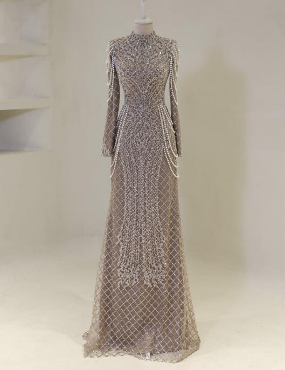 Couture Zara Modest Evening Dress