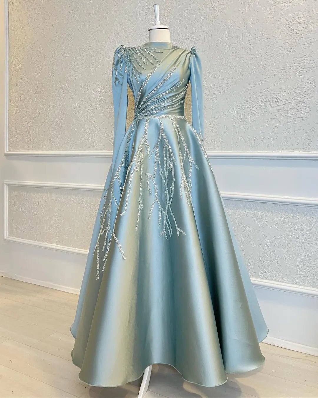 Cinderella Modest Evening Dress Merhaba Boutique Cinderella Modest Evening Dress Merhaba Boutique