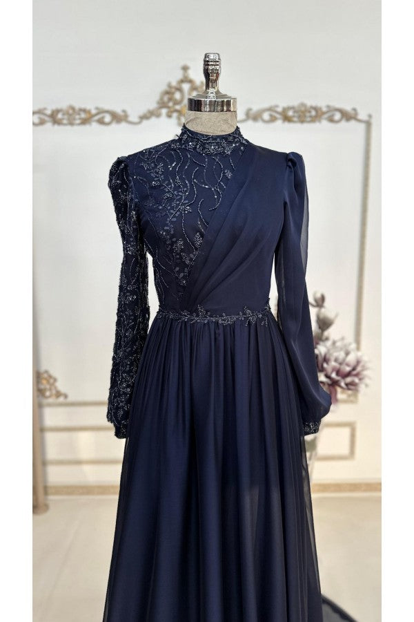 Dilruba Modest Evening Dress