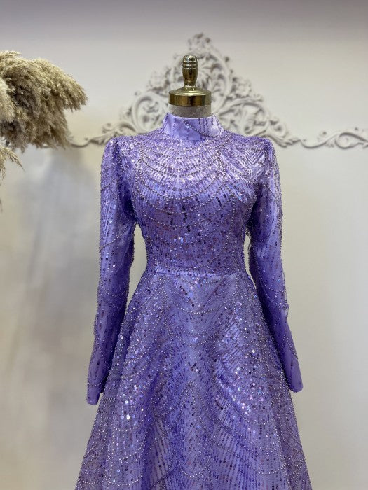 Alinda Modest Evening Dress