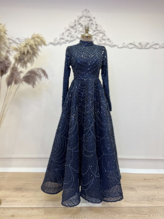 Alinda Modest Evening Dress