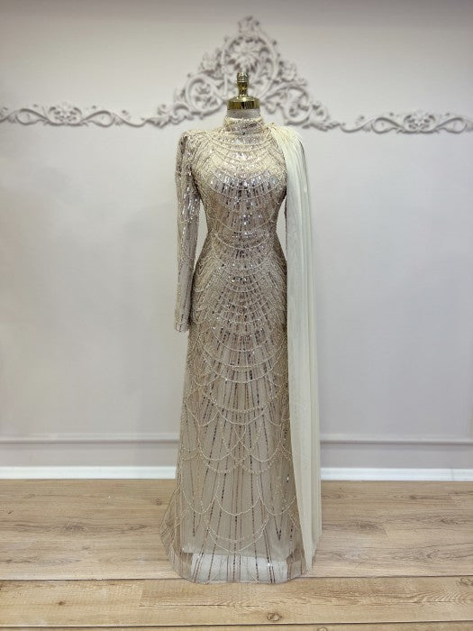 Ahu Tesettür Modest Evening Dress