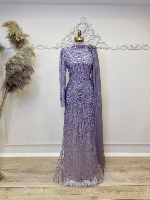 Ahu Tesettür Modest Evening Dress