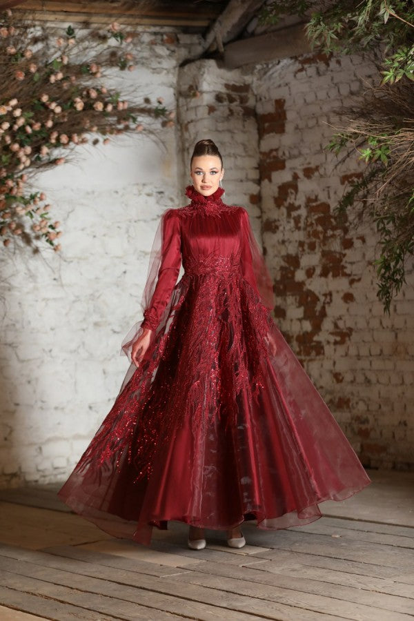 Çalıkuşu Modest Evening Dress