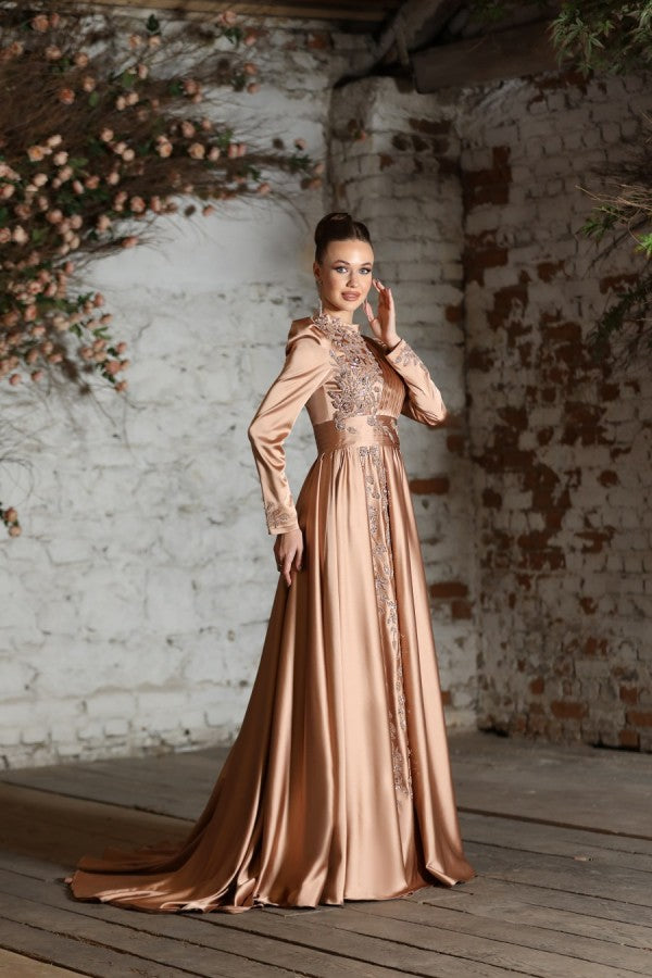 Bahar Modest Evening Dress