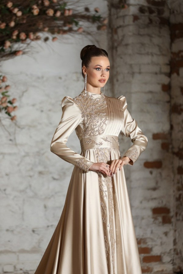 Bahar Modest Evening Dress – Merhaba Boutique