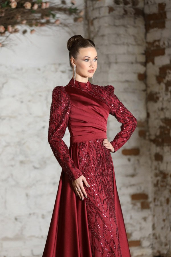 Sinem Modest Evening Dress Merhaba Boutique Sinem Modest Evening Dress Merhaba Boutique