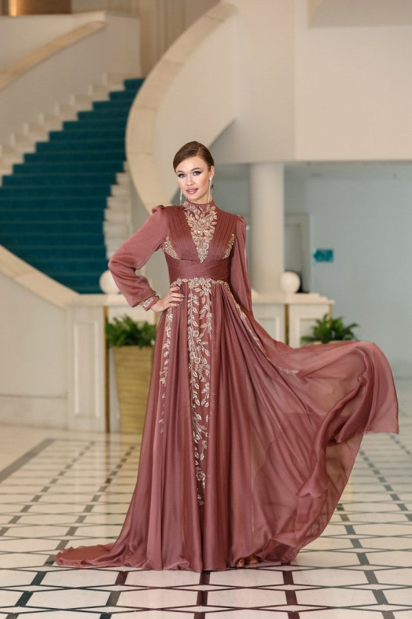Seyran Modest Evening Dress Merhaba Boutique Seyran Modest Evening Dress Merhaba Boutique
