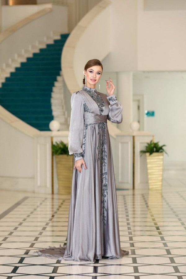 Seyran Modest Evening Dress