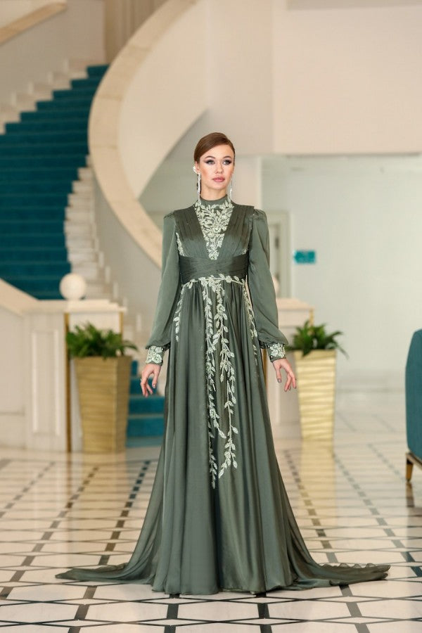Seyran Modest Evening Dress Merhaba Boutique Seyran Modest Evening Dress Merhaba Boutique