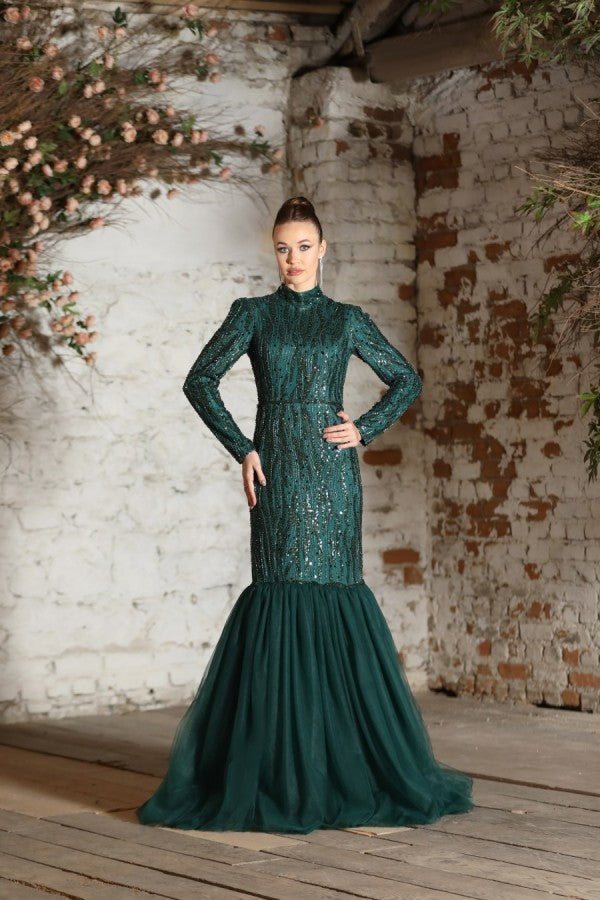 Belis Modest Evening Dress – Merhaba Boutique