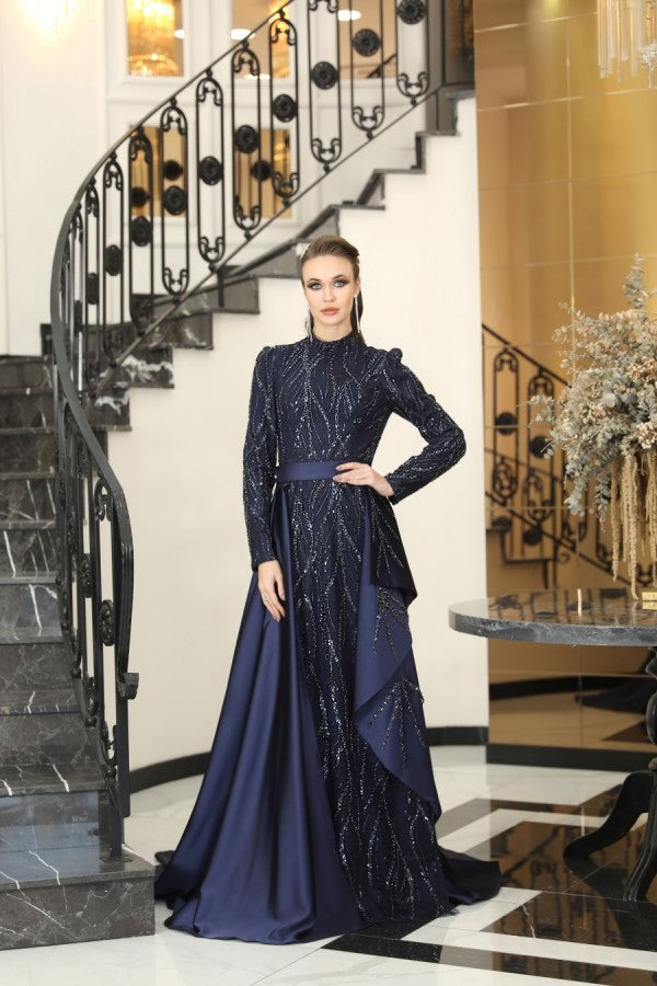 Sahra Modest Evening Dress