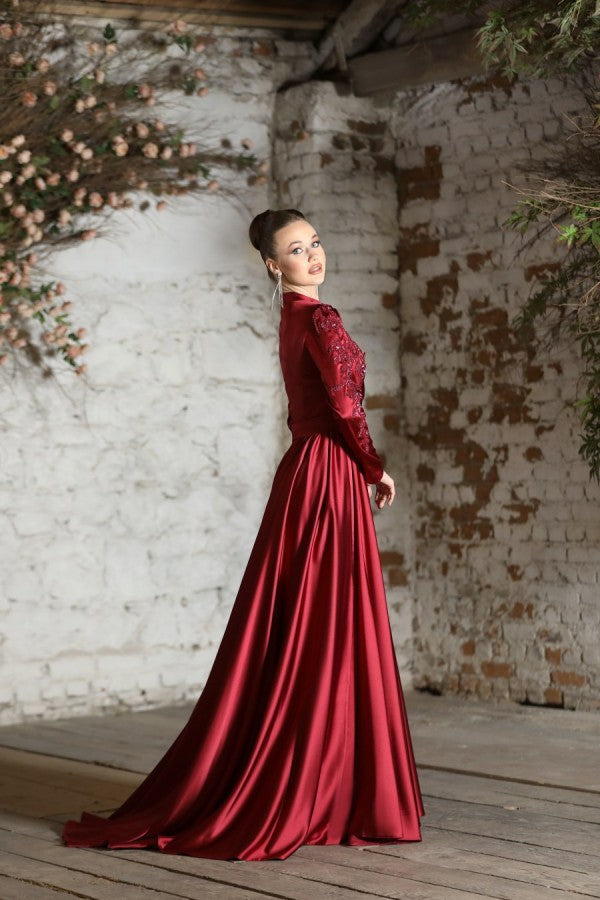 Mahidevran Modest Evening Dress