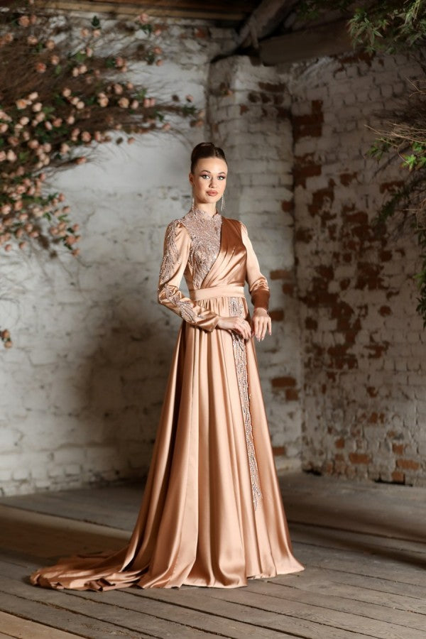 Mahidevran Modest Evening Dress