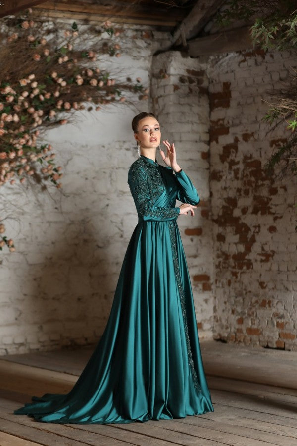 Mahidevran Modest Evening Dress