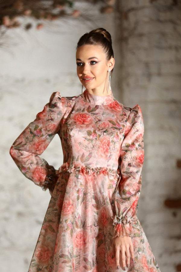 Flora Modest Evening Dress