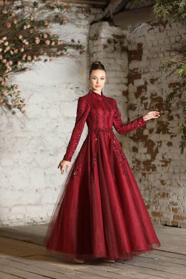 Salkin Modest Evening Dress
