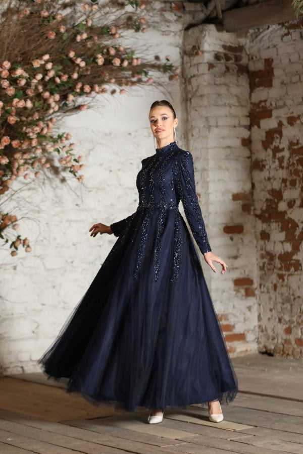 Salkin Modest Evening Dress