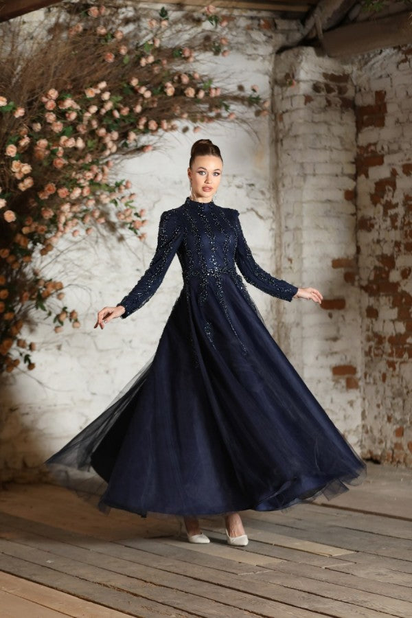Salkin Modest Evening Dress