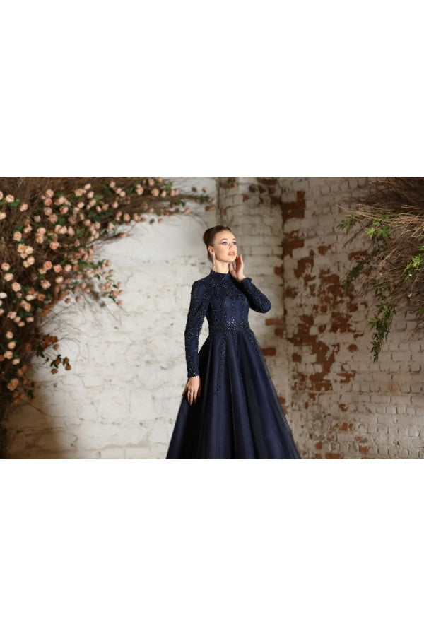Salkin Modest Evening Dress