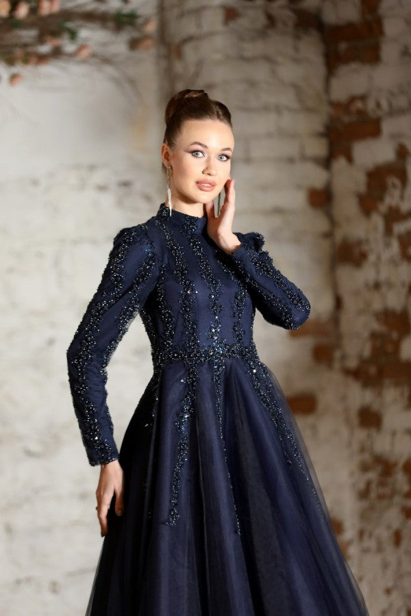 Salkin Modest Evening Dress