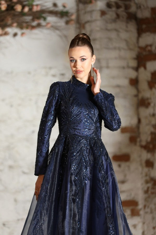 Eda Modest Evening Dress