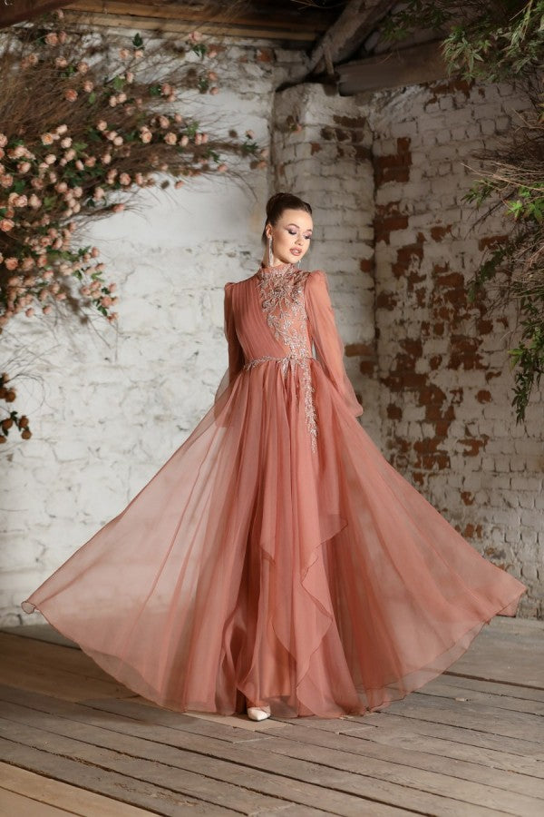 Ayperi Modest Evening Dress