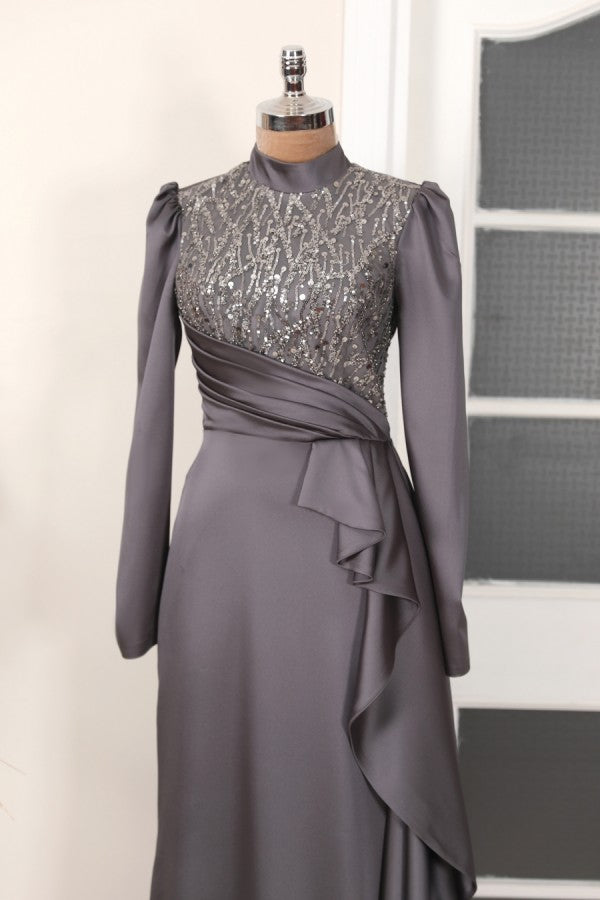 Adriana Modest Evening Dress