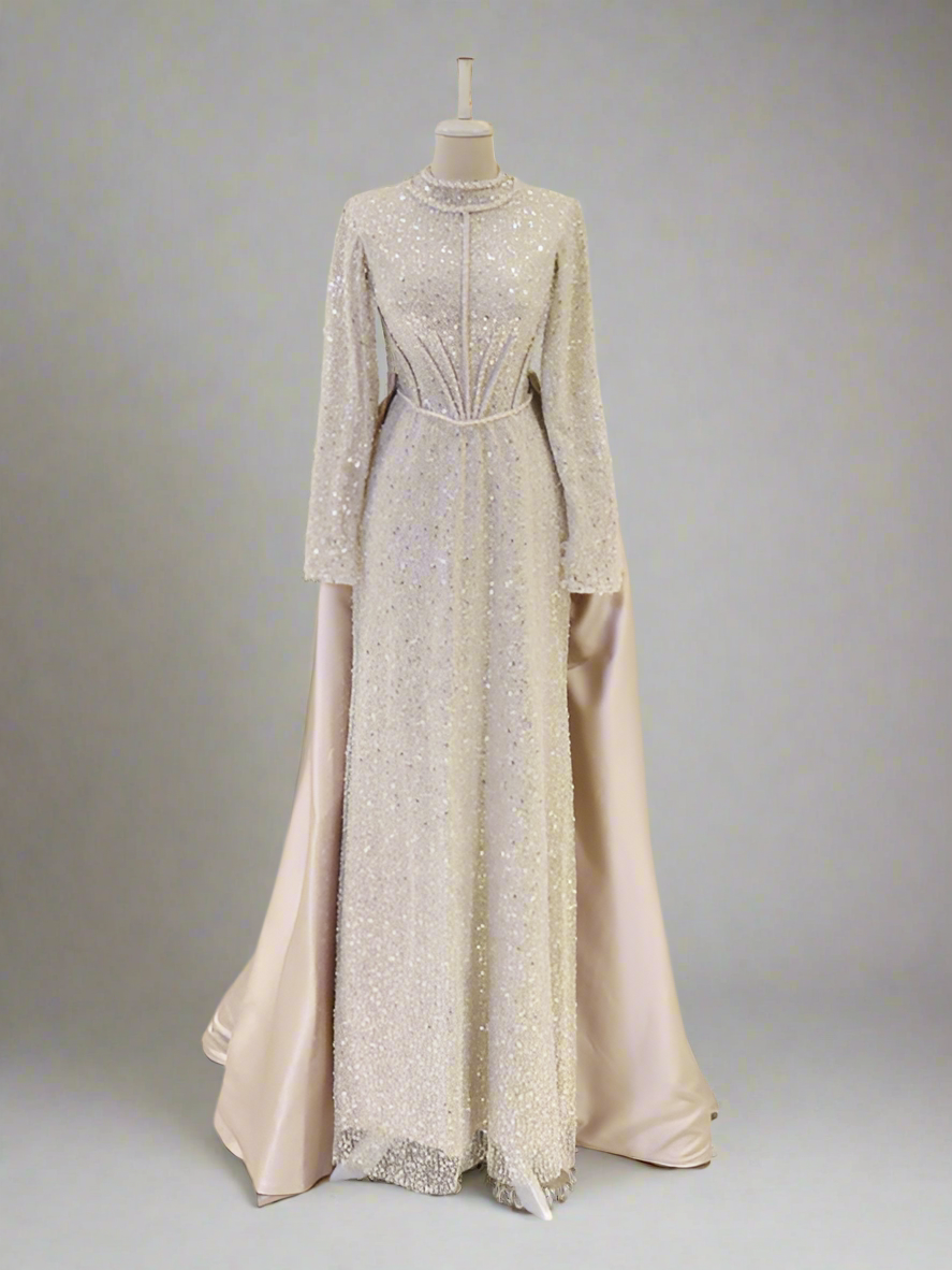 Couture Palma Modest Evening Dress