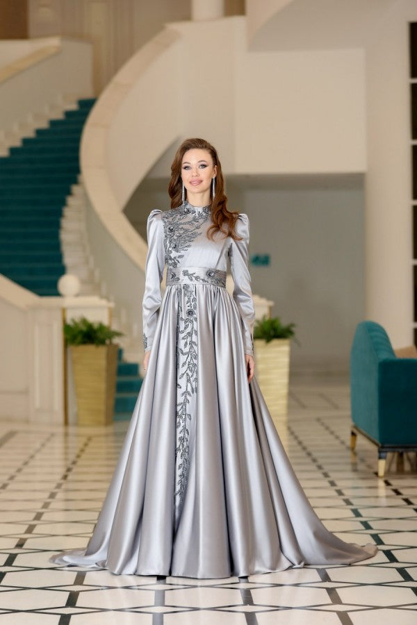 Bahar Modest Evening Dress
