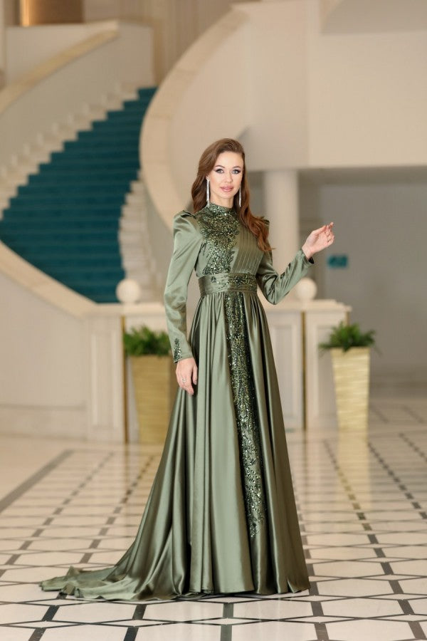 Bahar Modest Evening Dress