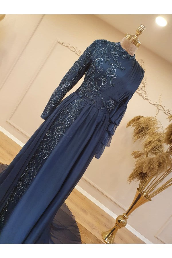 Cemre Modest Evening Dress