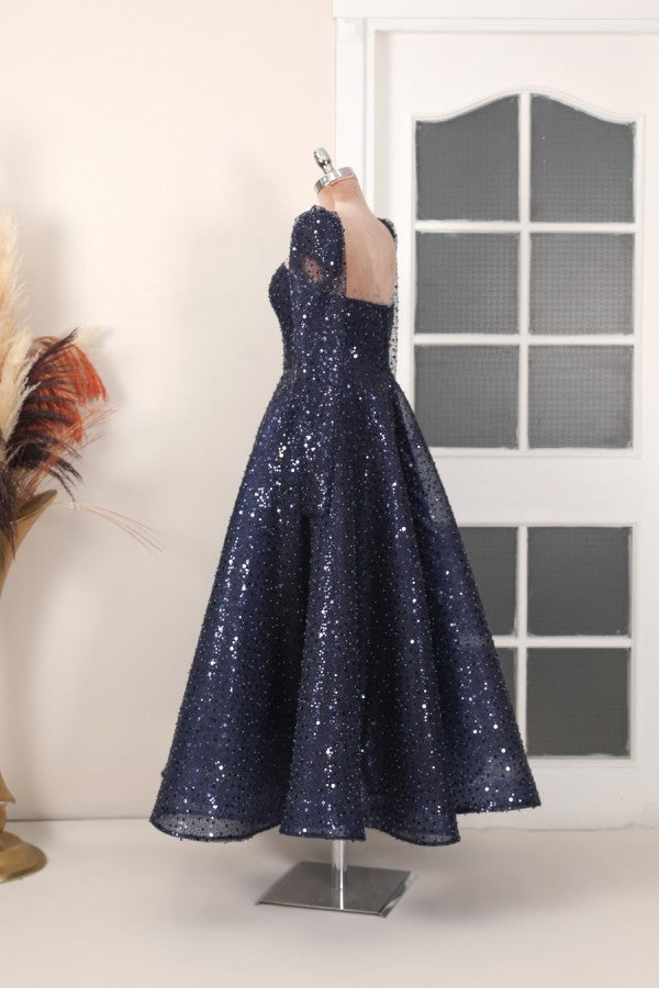 Diamond Modest Evening Dress