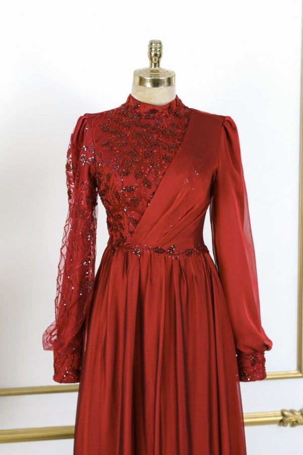 Dilruba Modest Evening Dress