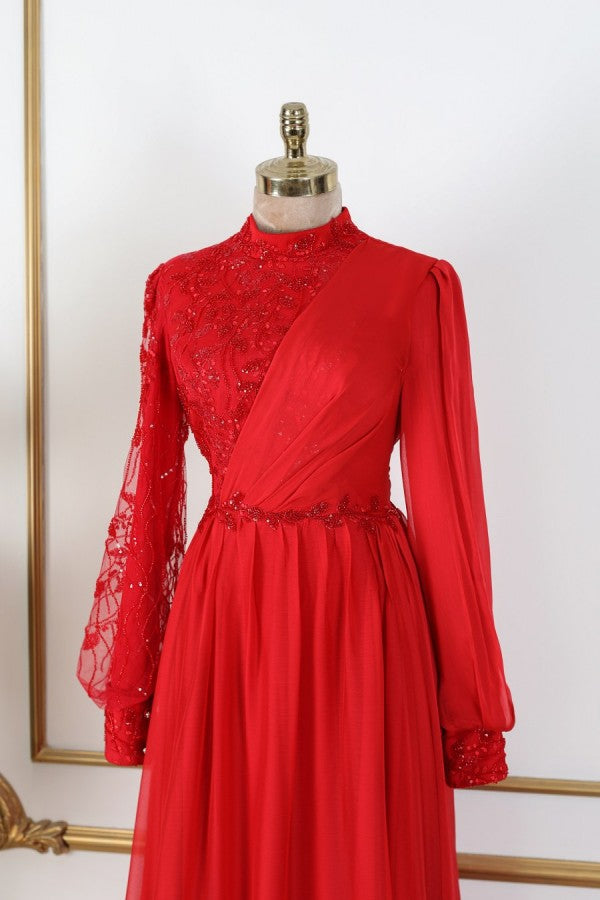 Dilruba Modest Evening Dress