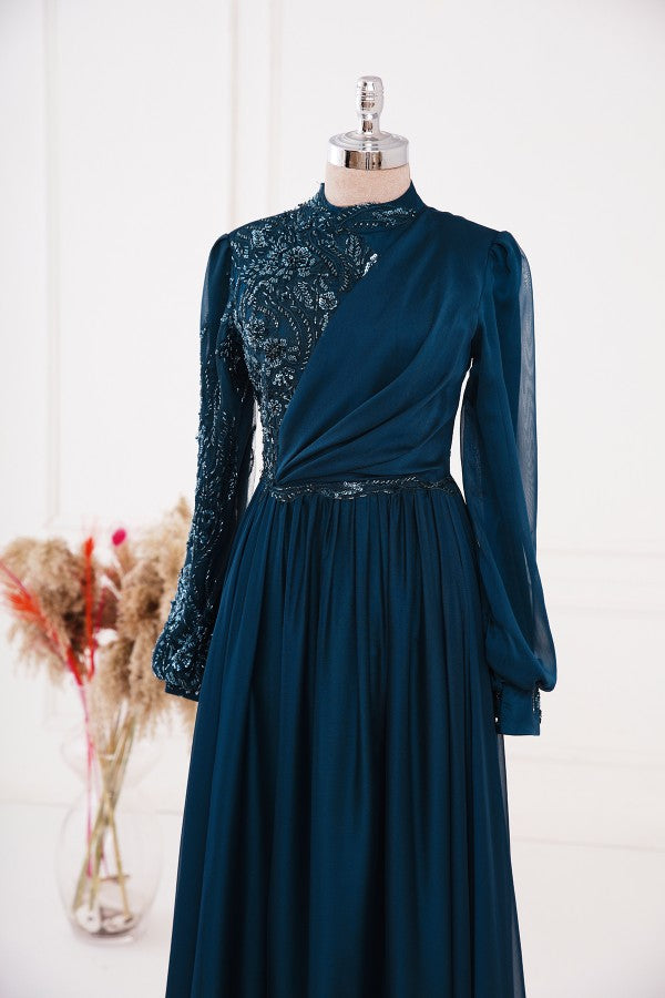 Dilruba Modest Evening Dress