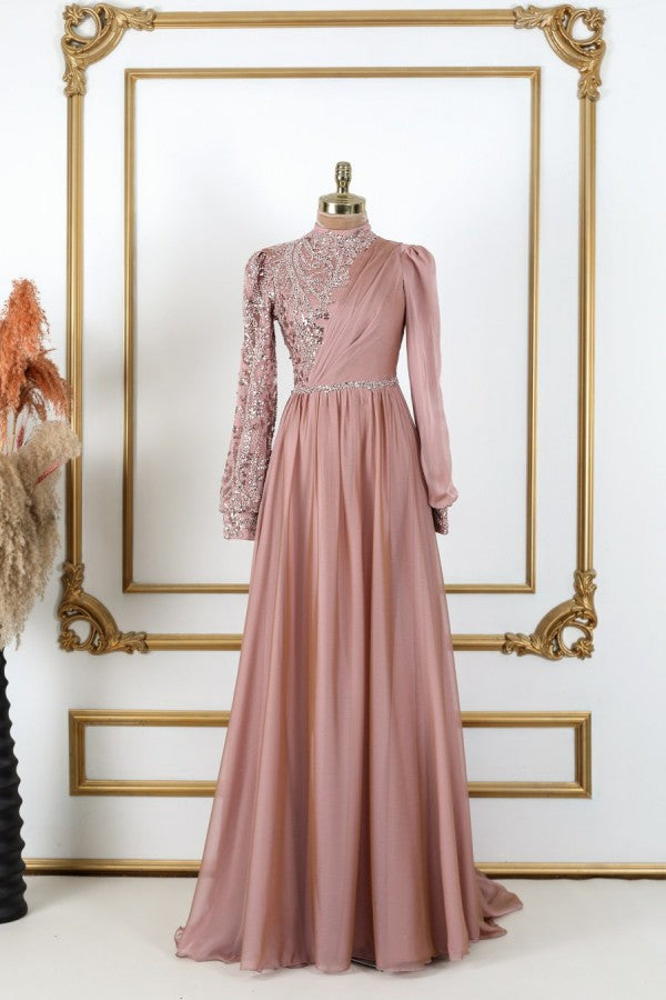 Dilruba Modest Evening Dress