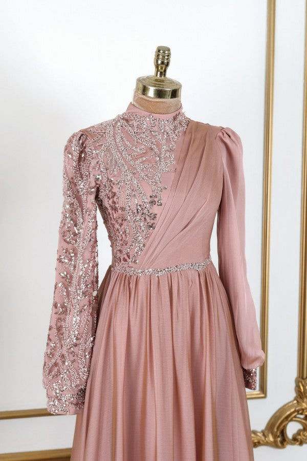 Dilruba Modest Evening Dress